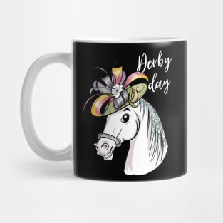 derby horse at the party Mug